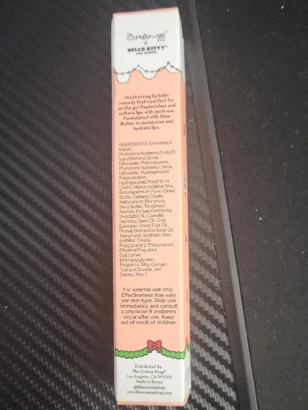 The Creme Shop Sanrio Hello Kitty Lip Balm Apple Cider